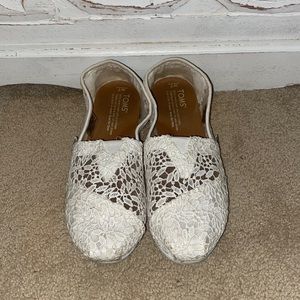 Toms lace slip on sneakers